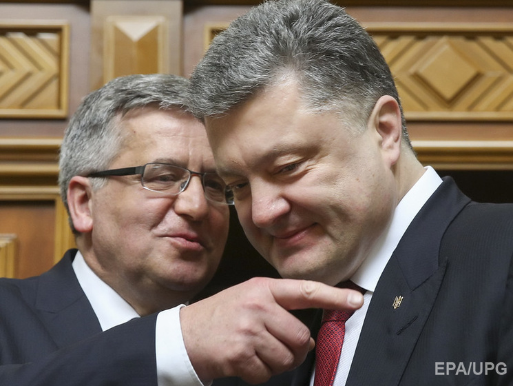 Секретарь канцелярии президента Польши: Порошенко пообещал Коморовскому изменить закон об УПА