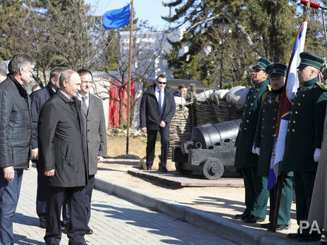 МИД Украины о приезде Путина в Крым: Никакие поездки российских чиновников не изменят закрепленный в Конституции Украины статус АРК