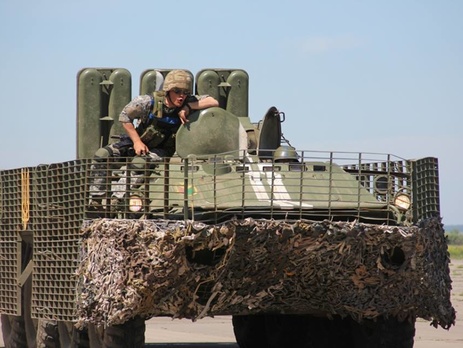В зоне АТО прошли тактико-строевые занятия. Фоторепортаж