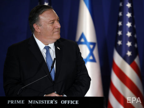 Помпео: Бог послав Трампа для спасіння Ізраїлю від Ірану