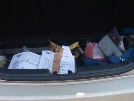 Пограничники задержали мужчину, перевозившего бланки для получения пенсий на контролируемой боевиками территории