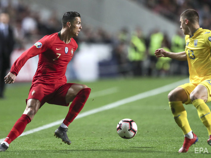 Сборная Украины по футболу сыграла вничью с Португалией в рамках отборочного турнира Евро 2020