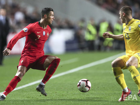 Сборная Украины по футболу сыграла вничью с Португалией в рамках отборочного турнира Евро 2020