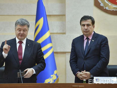 Порошенко одобрил планы Саакашвили по сокращению штата Одесской облгосадминистрации