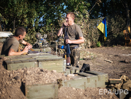 Пресс-центр АТО: Ситуация в районе Марьинки и Красногоровки стабилизировалась, украинские военные находятся на своих позициях