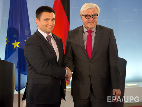 Климкин обсудил с главой МИД Германии Штайнмайером выполнение Минских договоренностей