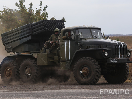 Пресс-центр АТО: В течение дня боевики вели обстрелы из 