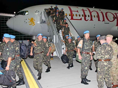 В Украину вернулись 175 военных из миссии ООН в Либерии и Кот-д'Ивуаре