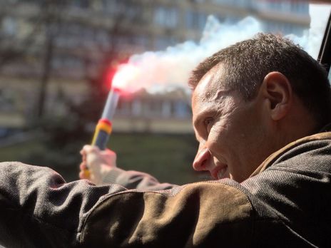 Деревянко принял участие в автопробеге за 10-процентную растаможку в Киеве
