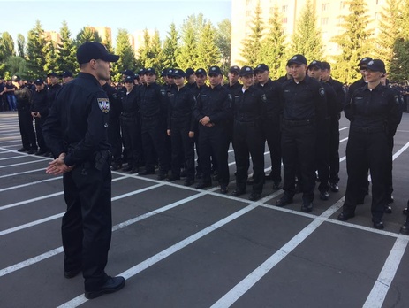 В Киеве представили новую патрульную полицию. Фоторепортаж