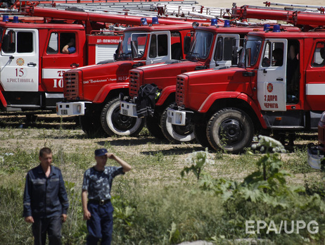 ГСЧС: Перекачку топлива с нефтебазы 