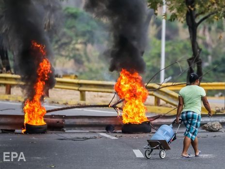Акции протеста в Венесуэле. Ранены два человека, задержаны 12