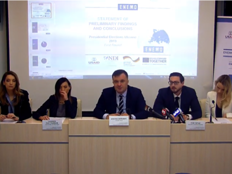 В миссии ENEMO назвали выборы президента Украины прозрачными
