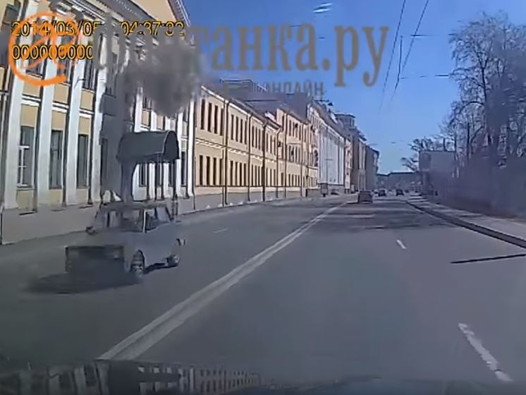 Взрыв в военной академии в Санкт-Петербурге зафиксировали камеры наблюдения. Видео