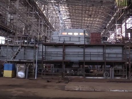 В Киеве на воду спустили малый бронированный артиллерийский катер, предназначенный для ВМС ВСУ