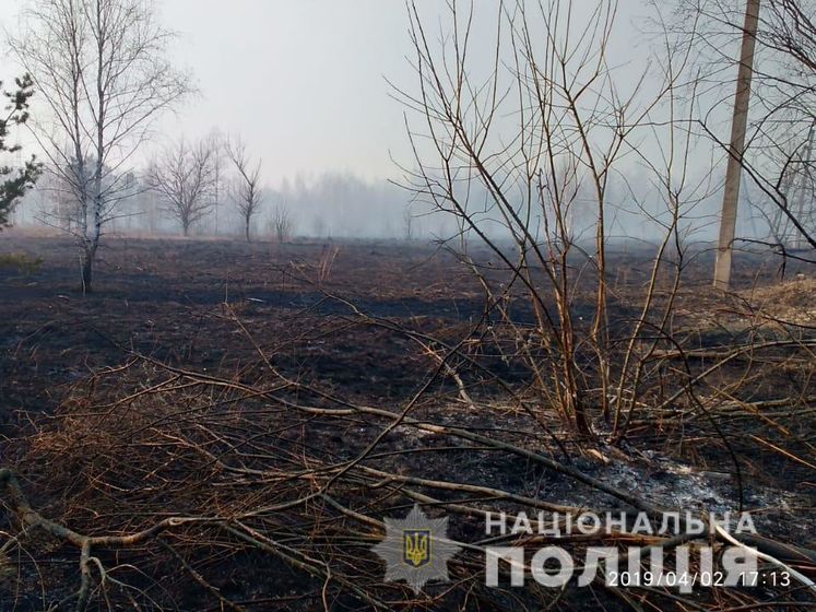 Причиною пожежі в Чорнобильській зоні стали недопалки, кинуті "чорними археологами" – Нацполіція