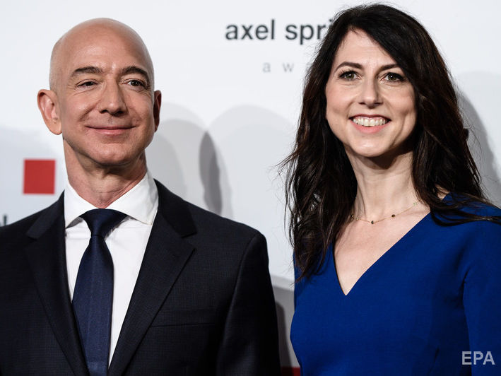 ﻿Після розлучення із засновником Amazon Безосом його дружина стала четвертою найбагатшою жінкою у світі
