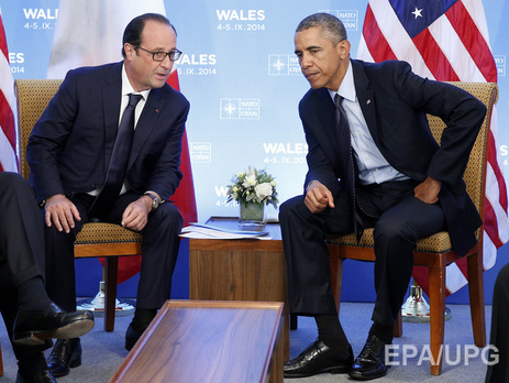 Обама заверил Олланда, что американские спецслужбы больше не прослушивают первых лиц Франции