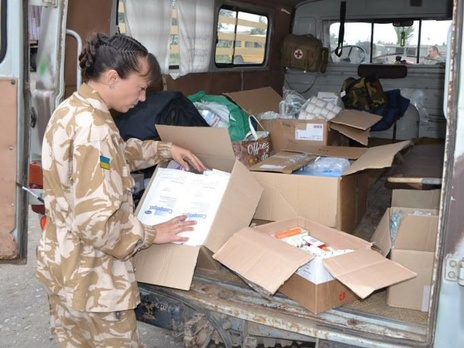 Украинцы из Швейцарии передали в госпитали зоны АТО медпрепараты на €3 тыс.
