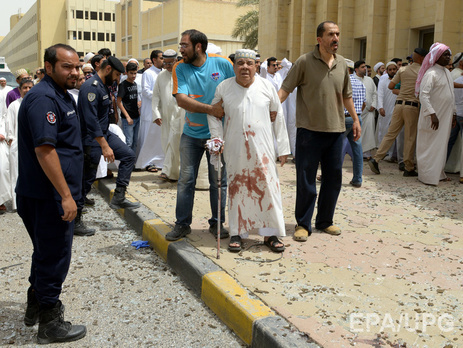В шиитской мечети в столице Кувейта произошел взрыв. Фоторепортаж