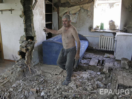 Москаль: В результате непрерывных обстрелов Станицы Луганской погибла мирная жительница, разрушены дома