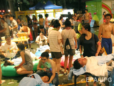 В результате взрыва в парке развлечений на Тайване пострадали более 200 человек