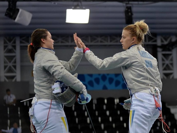 Украинская сборная по фехтованию завоевала золото на Европейских играх
