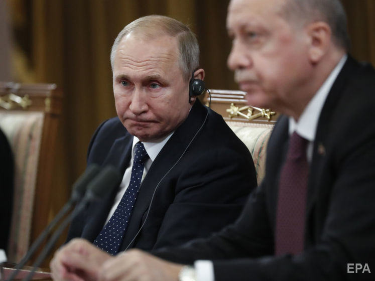 ﻿Ердоган обговорить із Путіним у Москві ситуацію навколо Сирії та Палестини