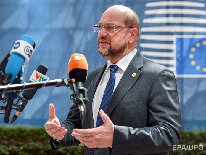 Президент Европарламента Шульц примет участие в заседании Рады 3 июля