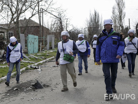 Пресс-центр АТО: Возле села Безымянное боевики обстреляли из минометов миссию ОБСЕ