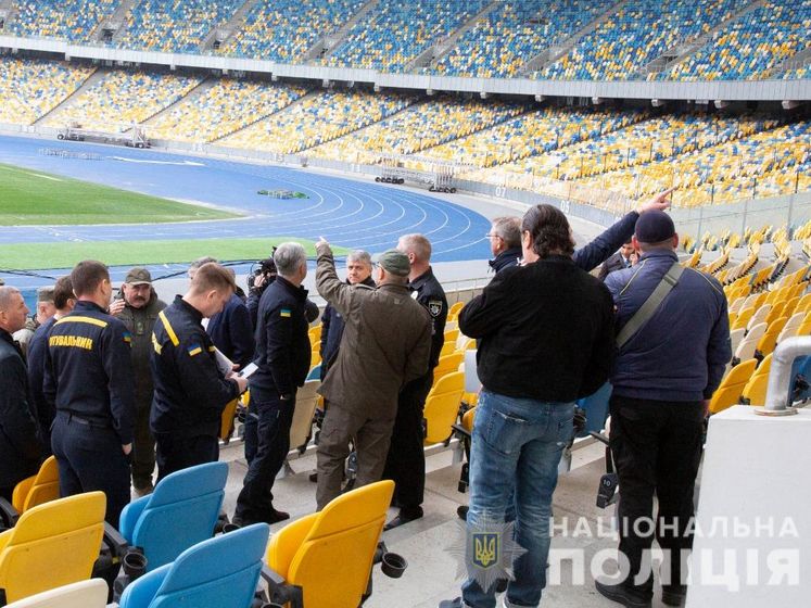 Полиция готовится охранять порядок на стадионе "Олимпийский" в случае проведения там дебатов кандидатов в президенты Украины