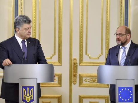 Шульц: Я сделаю все возможное, чтобы ускорить введение ЕС безвизового режима с Украиной