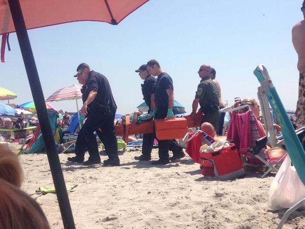 На пляже в США произошел взрыв