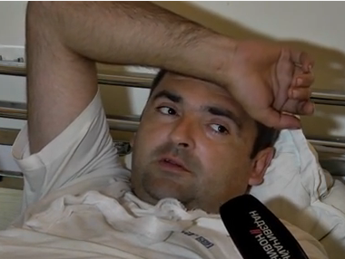 Спецназовец о событиях в Мукачево: Мы только начали высаживаться из автобуса, как началась стрельба. Видео