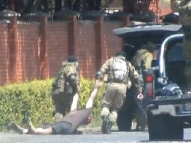 МВД: Первыми оружие на поражение в ходе перестрелки в Мукачево применили бойцы 