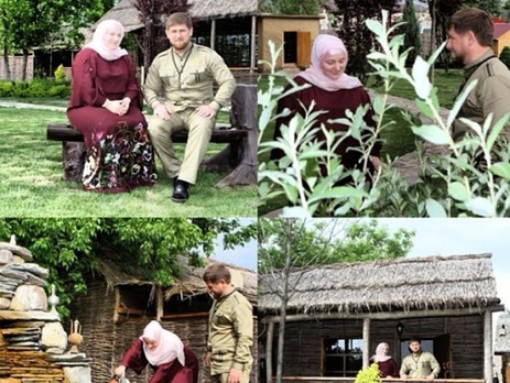 Кадыров пригрозил жене разводом, если она подаст на стол продукты, произведенные не в Чечне