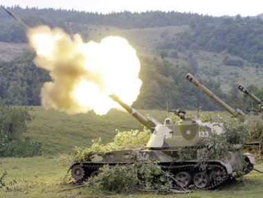 МВД: Возле пгт Донецкий боевики применили самоходные артиллерийские установки