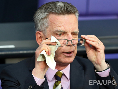 Министр внутренних дел Германии де Мезьер намерен скорректировать список 