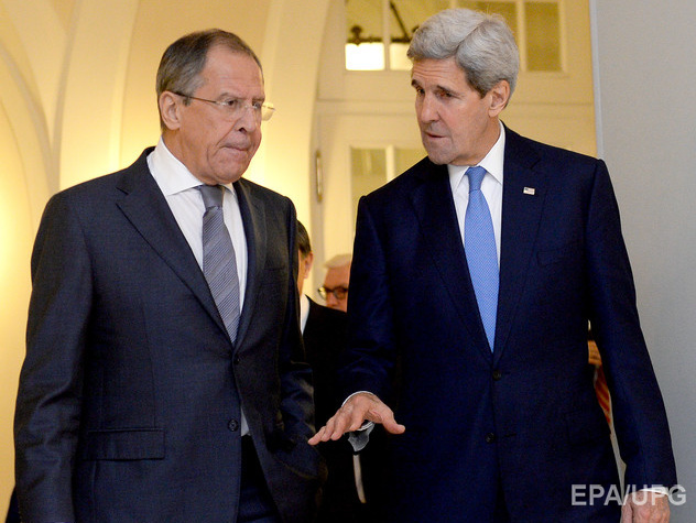 МИД РФ: Лавров обсудил с госсекретарем США Керри ход реализации Минских договоренностей