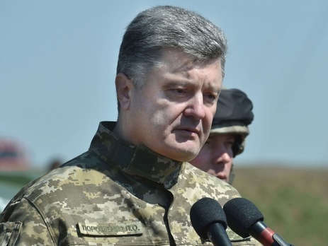 Порошенко приехал в Николаевскую область понаблюдать за учениями Военно-морских сил