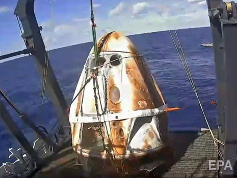 ﻿Космічний корабель Crew Dragon компанії SpaceX зазнав аварії під час випробування двигуна