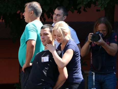 В Одессе прошла открытая тренировка новых полицейских. Фоторепортаж