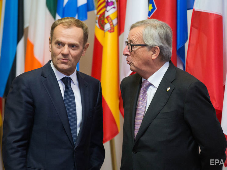Юнкер и Туск заверили Зеленского, что ЕС продолжит поддержку реформ в Украине