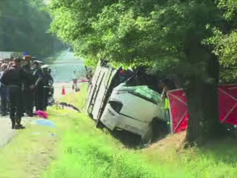 В результате аварии автобуса в Польше погибли четверо граждан Украины