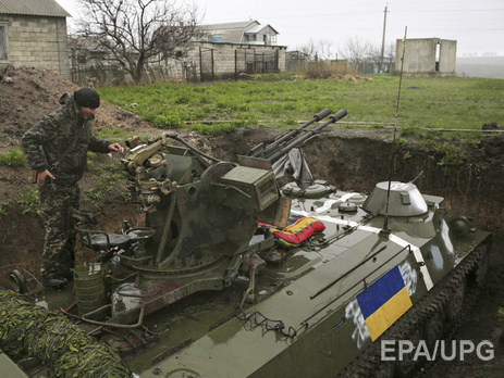 Спикер АП Лысенко: Военные будут выведены из Широкино только после подписания соглашения о буферной зоне