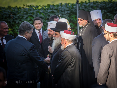 Встреча руководства Украины с членами Всеукраинского совета церквей в Киеве. Фоторепортаж