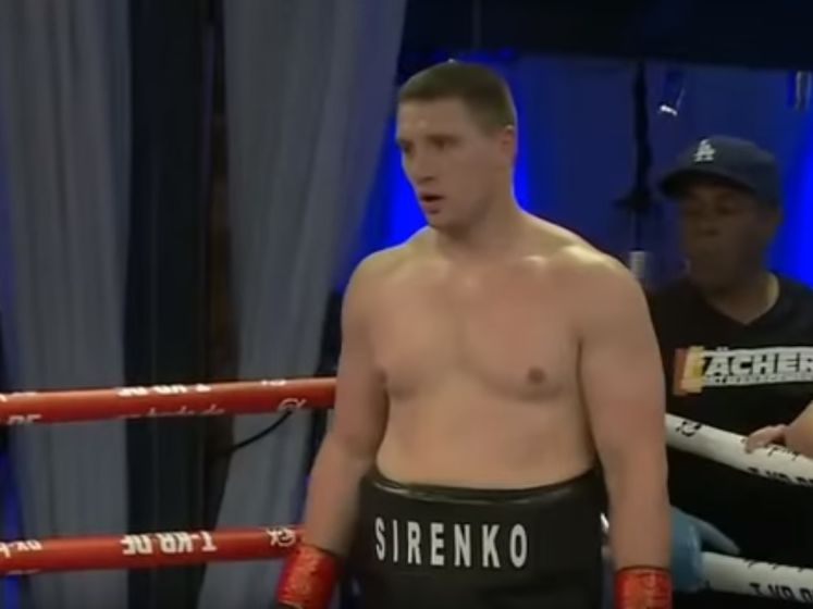 ﻿Український суперваговик Сіренко нокаутував суперника в першому раунді бою за пояс German International Heavyweight. Відео