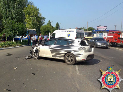 В Донецкой области шесть человек госпитализированы из-за ДТП с участием рейсового автобуса