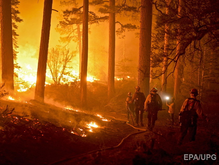В Калифорнии из-за лесных пожаров объявили режим ЧС
