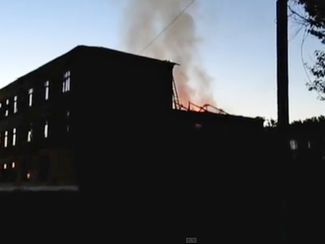 В Харьковской области горела бывшая дворянская усадьба XIX века